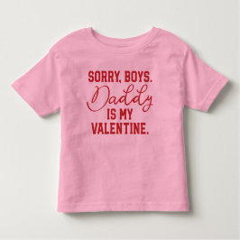 Vati ist mein Valentine-T-Shirt Kleinkind T-shirt