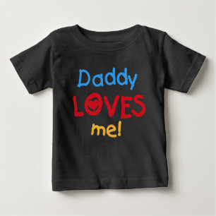 Vati-Lieben ich Baby T-shirt