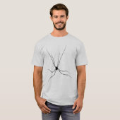 Vati Longlegs Spinne T-Shirt (Vorne ganz)