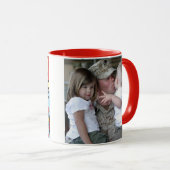 Vati sind Sie unser Held-Foto Tasse (VorderseiteRechts)