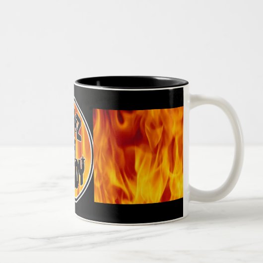 VATI-TASSE DER GEWOHNHEITS-WHOZ YA! ZWEIFARBIGE TASSE (Rechts)