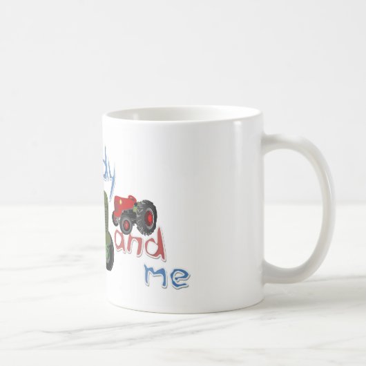 Vati und ich Traktoren Kaffeetasse (Rechts)