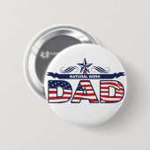 Vati, Vater, ein Vati von Geburt Button (Vorne & Hinten)