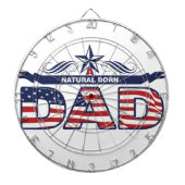 Vati, Vater, ein Vati von Geburt Dartscheibe (vorne)