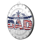 Vati, Vater, ein Vati von Geburt Dartscheibe (Vorderseite rechts)