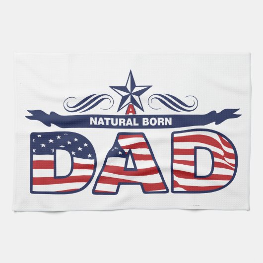 Vati, Vater, ein Vati von Geburt Handtuch (Horizontal)