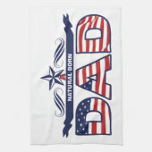 Vati, Vater, ein Vati von Geburt Handtuch (Vertikal)