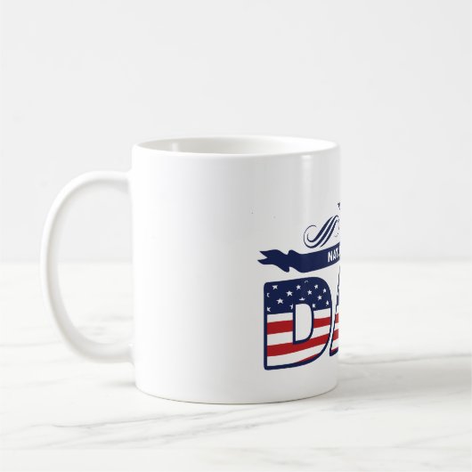 Vati, Vater, ein Vati von Geburt Kaffeetasse (Links)