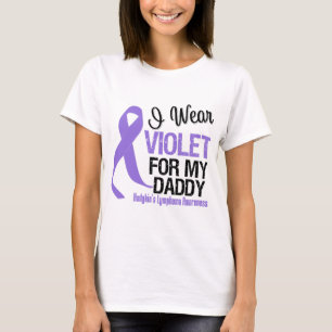 Vati-violettes Band Hodgkins Lymphom T-Shirt