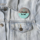 Vati, zum Babyparty-Knopf-Seestrand zu sein Button (Beispiel)