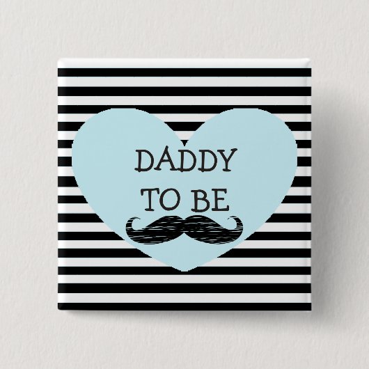 Vati, zum schwarzer gestreifter button (Vorderseite)