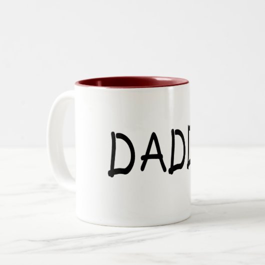 Vati Zweifarbige Tasse (Vorderseite Links)