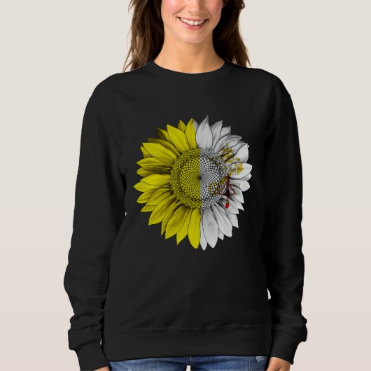 Vatican City Flag Sunflower Vanticanien Root Proud Sweatshirt (Vorderseite)