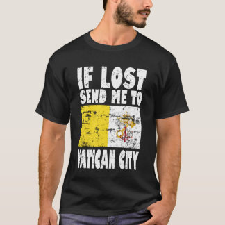 Vatican City Flagge Spruch vintage T-Shirt