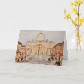 Vatican Greeting Card Karte (Gelbe Blume)