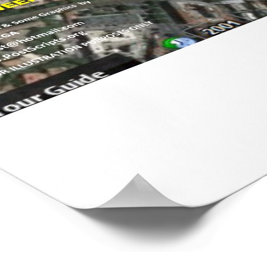 Vatican Martian Star Karte 1 Poster (Ecke)