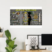 Vatican Martian Star Karte 4 Poster (Heimbüro)