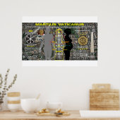 Vatican Martian Star Karte 4 Poster (Küche)