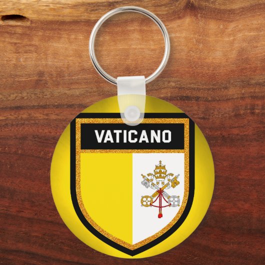 Vaticano-Flagge Schlüsselanhänger (Vorderseite)