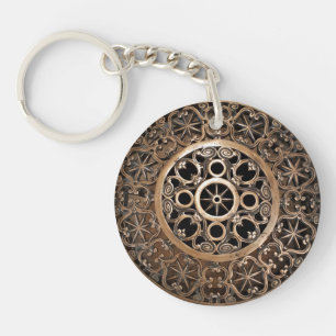 Vatikan antiken Metall Bronze Steampunk geheimnisv Schlüsselanhänger