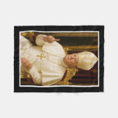 Vatikan Christlich Fleecedecke (Vorderseite (Horizontal))