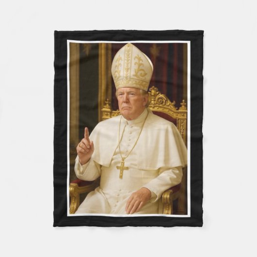 Vatikan Christlich Fleecedecke (Vorderseite)
