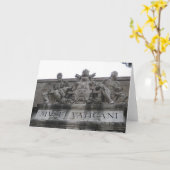 Vatikan-Eingangsgrußkarte Karte (Gelbe Blume)