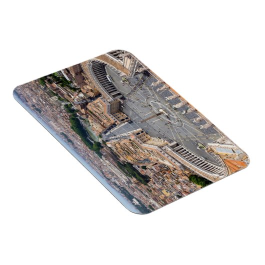 Vatikan, Italien: Luftseilblick auf den Petersplat Magnet (Rechte Seite)