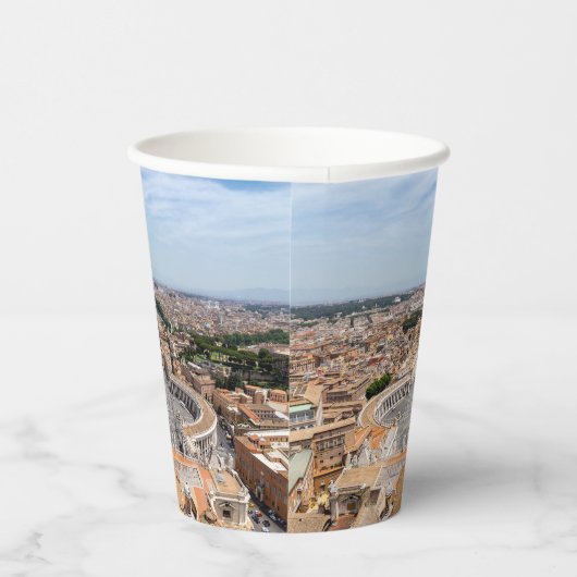 Vatikan, Italien: Piazza San Pietro Pappbecher (Rechts)