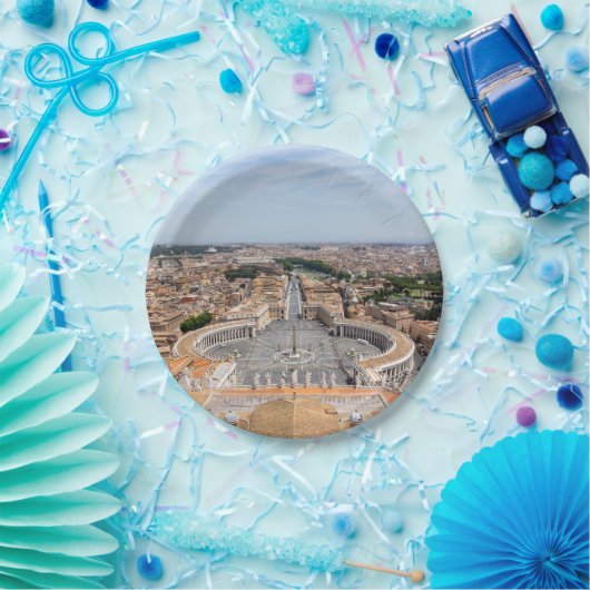 Vatikan, Italien: Piazza San Pietro Pappteller (Party)