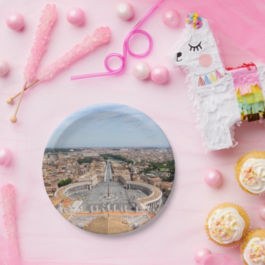 Vatikan, Italien: Piazza San Pietro Pappteller (Party)