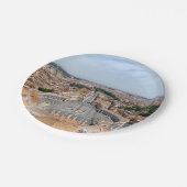 Vatikan, Italien: Piazza San Pietro Pappteller (Schrägansicht)