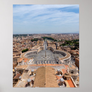 Vatikan, Italien: Piazza San Pietro Poster