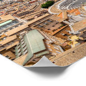 Vatikan, Italien: Piazza San Pietro Poster (Ecke)