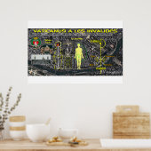 Vatikan Pleiades Muster 6 Poster (Küche)