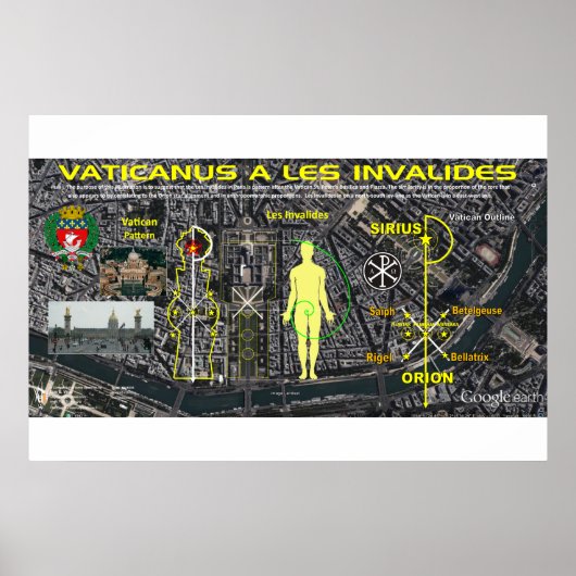 Vatikan Pleiades Muster 6 Poster (Vorne)