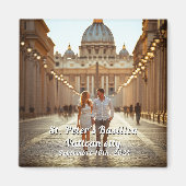 Vatikan Reisen Custom Foto Souvenir Magnet (Vorne)