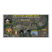 Vatikan Star Map Poster (Vorderseite)