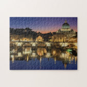 Vatikanbrücke St. Peter's Kathedrale Rom Italien Puzzle (Horizontal)