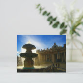 Vatikanbrunnen Postkarte (Stehend Vorderseite)