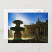 Vatikanbrunnen Postkarte (Vorne/Hinten)