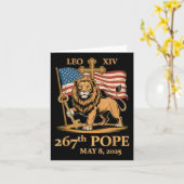 Vatikaner Papst Leo Xiv - Der 267. Papst _7 Karte (Gelbe Blume)