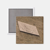 Vatikanische Museen unterzeichnen, Rom, Italien Magnet (Vorderseite/Rückseite)