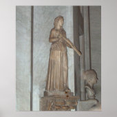 Vatikanmuseum Statue in Rom, Italien Poster Print (Vorne)