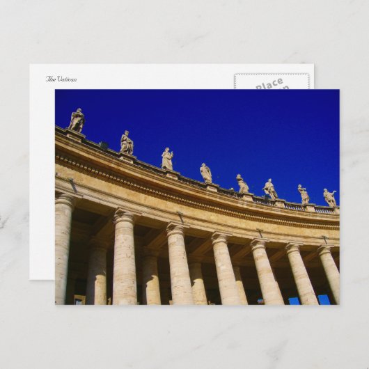 Vatikanspalten Postkarte (Vorne/Hinten)