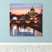 Vatikanstadt am Abend römisch-katholische Kirche Leinwanddruck (Insitu (Holzboden))