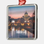 Vatikanstadt am Abend römisch-katholische Kirche Ornament Aus Metall (Links)