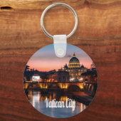 Vatikanstadt am Abend römisch-katholische Kirche Schlüsselanhänger (Vorderseite)