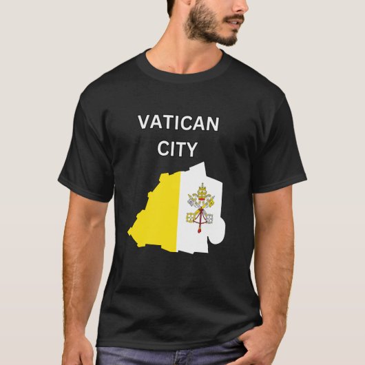 Vatikanstadt Design T-Shirt (Vorderseite)
