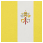 Vatikanstadt-Flagge Stoff (Nahaufnahme)